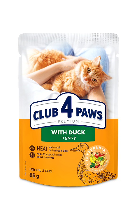 CLUB 4 PAWS PREMIUM "SU ANTIENA PADAŽE". VISAVERTIS KONSERVUOTAS ĖDALAS SUAUGUSIOMS KATĖMS
