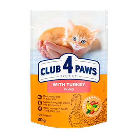 CLUB 4 PAWS PREMIUM KAČIUKAMS "SU KALAKUTIENA DREBUČIUOSE". VISAVERTIS KONSERVUOTAS ĖDALAS