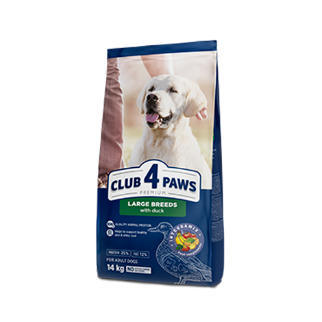 CLUB 4 PAWS PREMIUM SU ANTIENA. VISAVERTIS PAŠARAS DIDELIŲ VEISLIŲ SUAUGUSIEMS ŠUNIMS