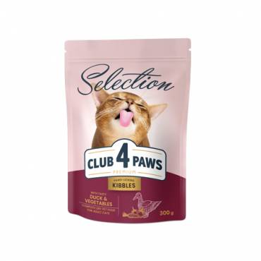 CLUB 4 PAWS PREMIUM "SU ANTIENA IR DARŽOVĖMIS". VISAVERTIS PAŠARAS SUAUGUSIOMS KATĖMS