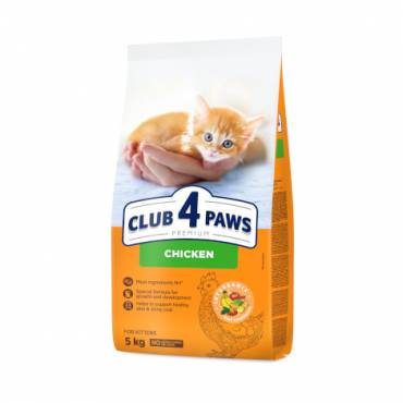 CLUB 4 PAWS PREMIUM KAČIUKAMS "VIŠTA". PILNAVERTIS SAUSAS MAISTAS