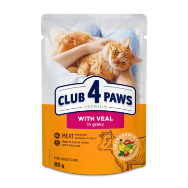 CLUB 4 PAWS PREMIUM "SU VERŠIENA PADAŽE". PILNAVERTIS DRĖGNI PAŠARAI SUAUGUSIOMS KATĖMS