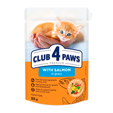 CLUB 4 PAWS PREMIUM KAČIUKAMS "SU LAŠIŠA PADAŽE". VISAVERTIS KONSERVUOTAS ĖDALAS