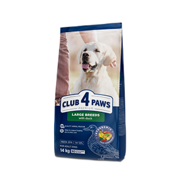 CLUB 4 PAWS PREMIUM SU ANTIENA. VISAVERTIS PAŠARAS DIDELIŲ VEISLIŲ SUAUGUSIEMS ŠUNIMS