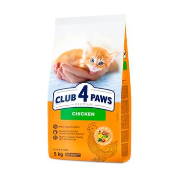 CLUB 4 PAWS PREMIUM KAČIUKAMS "VIŠTA". PILNAVERTIS SAUSAS MAISTAS